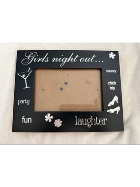 Girls SIX TREES Picture Frame One Size Black Silver